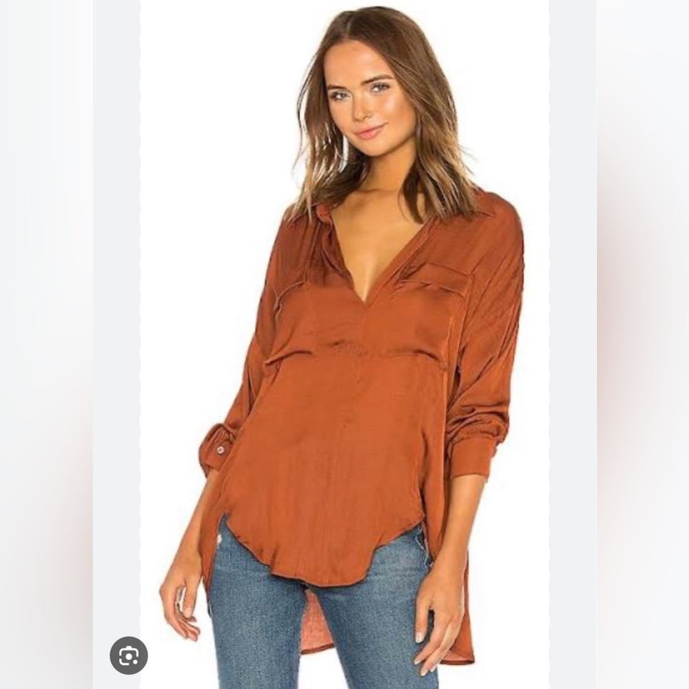 Free People Starry Dreams Pullover – Brown – Size L